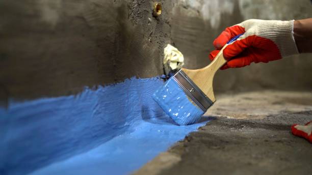 Commercial Waterproofing project at a Hopkins, MN business property by SJ Waterproofing Pros